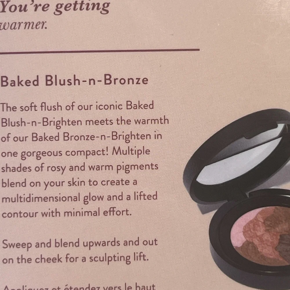 Laura Geller Earthy Bronze Baked Blush-N-Bronze — Pink & Bronze Marbleized Duo